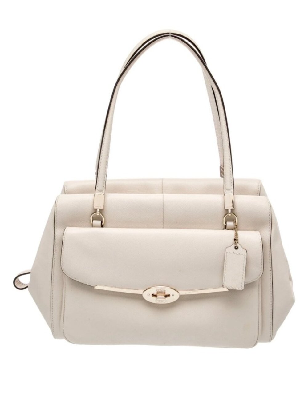 Coach J1393-27854 Madison Madeline Satchel Purse  Off-White